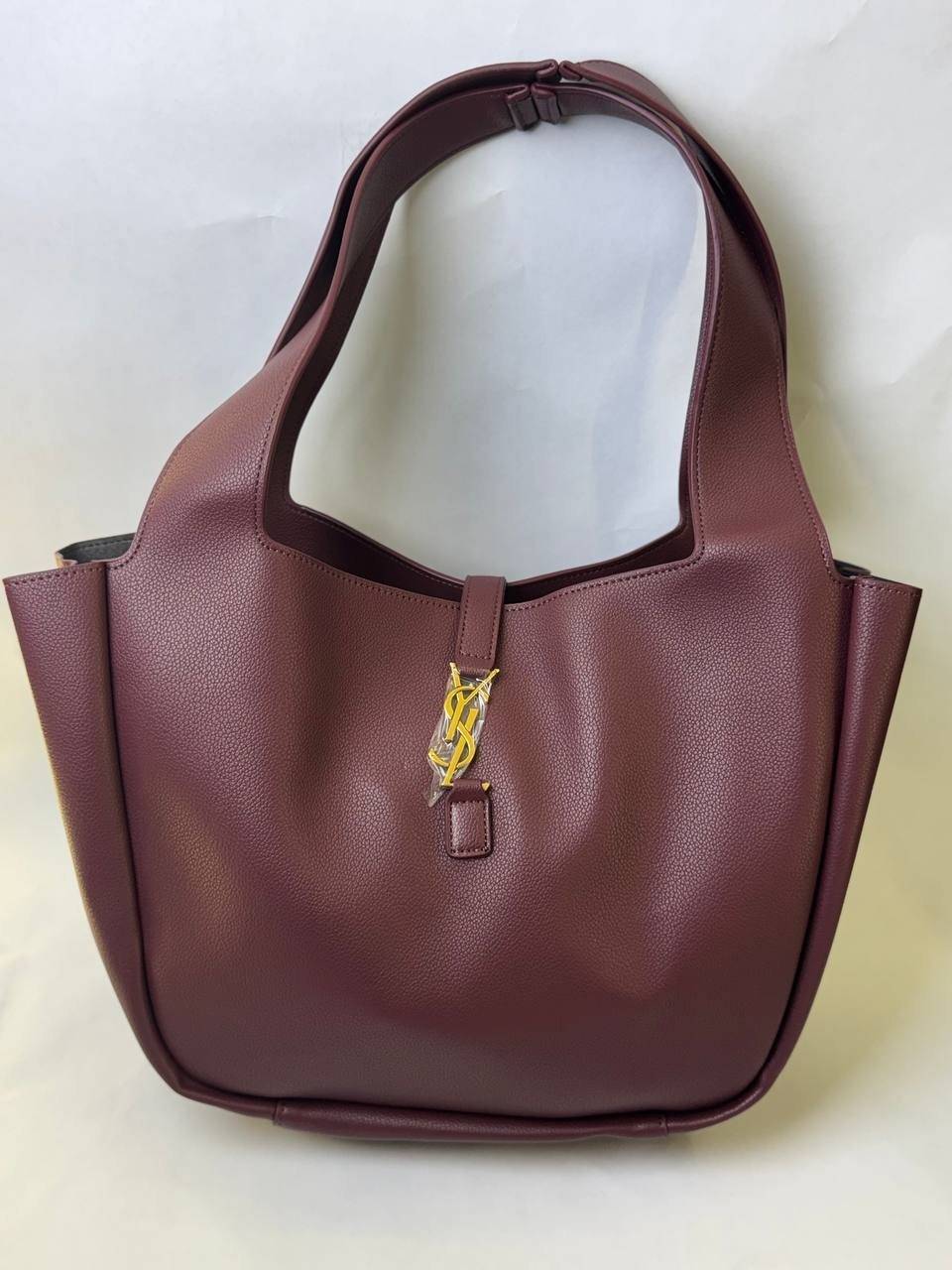 YSL Bea Tote Burgundy